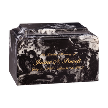 Brookside Laser Engraved Cultured Marble Cremation Urn