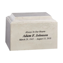 Westminster Laser Engraved Cultured Marble Cremation Urn