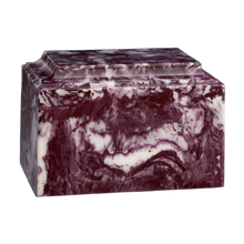 Merlot Laser Engraved Cultured Marble Cremation Urn