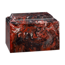 Redstone Laser Engraved Cultured Marble Cremation Urn