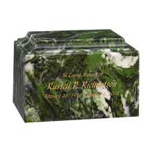 Greenfield Laser Engraved Cultured Marble Cremation Urn