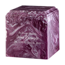 Monroe Cultured Marble Cremation Urn