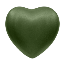 Jade Monterey Heart-Shaped Aluminum Keepsake Cremation Urn