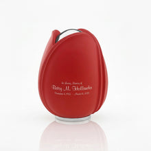 Red and Silver Tulip Cremation Urn