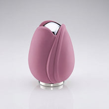 Pink and Silver Tulip Cremation Urn