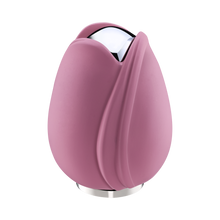 Pink and Silver Tulip Cremation Urn