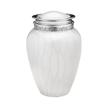 Blessing Pearl Silver Brass Cremation Urn