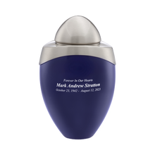 Blue Amore Cremation Urn