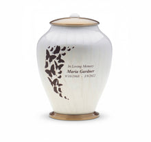 Pearl Butterfly Cremation Urn