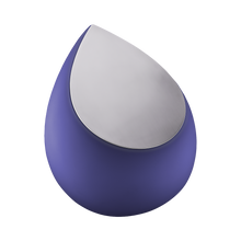 Navy and Pewter Drop Cremation Urn