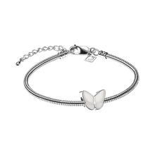 Pearl White and Polished Silver Wings of Hope Bead Cremation Urn