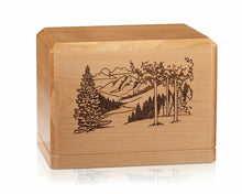 Meadow Ridge Wooden Cremation Urn
