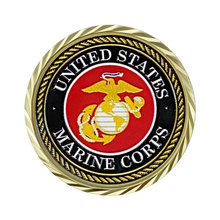 U.S. Marine Texture Color Medallion