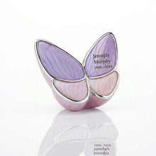 Lavender Wings of Hope Keepsake Cremation Urn
