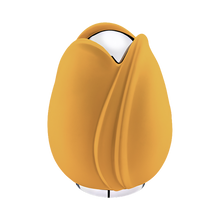 Yellow and Silver Tulip Keepsake Cremation Urn