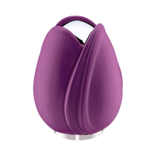 Purple and Silver Tulip Keepsake Cremation Urn