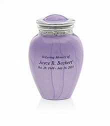 Lavender Blessing Pearl Keepsake Cremation Urn