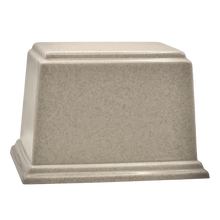 Ark Cultured Granite Cremation Urn for Ashes - Cream