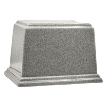 Ark Cultured Granite Cremation Urn for Ashes - Misty Grey