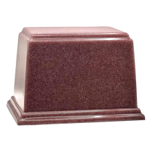 Ark Cultured Granite Cremation Urn for Ashes - Rasp-Rose