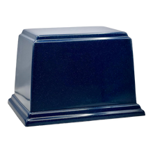 Ark Cultured Granite Cremation Urn for Ashes - Sapphire Blue