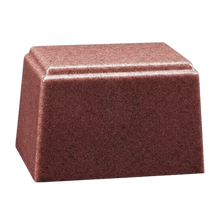 Ark Niche Cultured Granite Cremation Urn for Ashes - Rasp-Rose