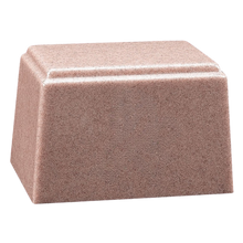 Ark Niche Cultured Granite Cremation Urn for Ashes - Rose