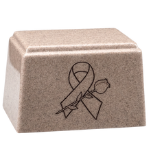 Ark Niche Cultured Granite Cremation Urn for Ashes - Sand