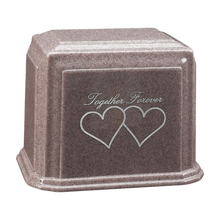Millennium Companion Cultured Granite Cremation Urn for Ashes - Basilwood