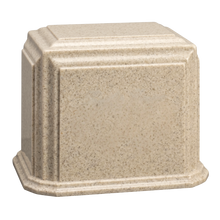 Millennium Companion Cultured Granite Cremation Urn for Ashes - Cream