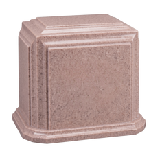 Millennium Companion Cultured Granite Cremation Urn for Ashes - Rose