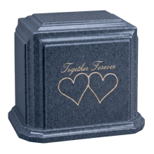 Millennium Companion Cultured Granite Cremation Urn for Ashes - Wedgewood