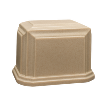 Millennium Cultured Granite Cremation Urn for Ashes - Cream