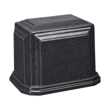 Millennium Cultured Granite Cremation Urn for Ashes - Charcoal