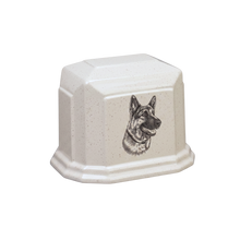 Millennium Cultured Granite Pet Cremation Urn - Frost