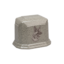 Millennium Cultured Granite Pet Cremation Urn - Misty Grey