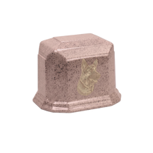 Millennium Cultured Granite Pet Cremation Urn - Rose