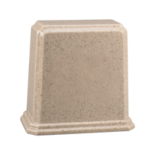 Tablet Cultured Granite Cremation Urn for Ashes - Cream