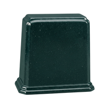 Tablet Cultured Granite Cremation Urn for Ashes - Emerald Green