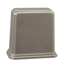 Tablet Cultured Granite Cremation Urn for Ashes - Misty Grey