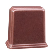 Tablet Cultured Granite Cremation Urn for Ashes - Rasp-Rose