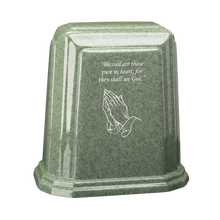 Tablet Millennium Cultured Granite Cremation Urn for Ashes - Irish Mist