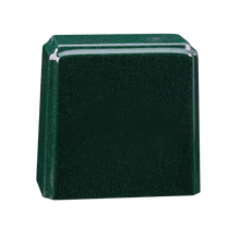 Tablet Niche Cultured Granite Cremation Urn for Ashes - Emerald Green