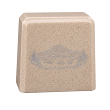 Tablet Niche Cultured Granite Cremation Urn for Ashes - Sand