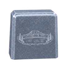 Tablet Niche Cultured Granite Cremation Urn for Ashes - Wedgewood