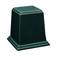 Temple Cultured Granite Cremation Urn for Ashes - Emerald Green