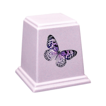 Temple Cultured Granite Cremation Urn for Ashes - Lavender