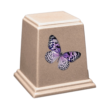 Temple Cultured Granite Cremation Urn for Ashes - Sand