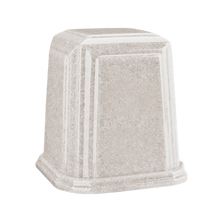 Temple Millennium Cultured Granite Cremation Urn for Ashes - Frost