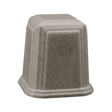 Temple Millennium Cultured Granite Cremation Urn for Ashes - Misty Grey